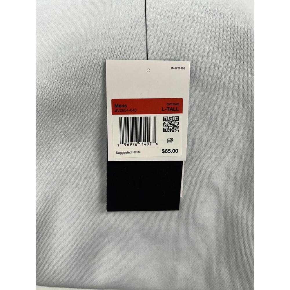 Nike Men's Light Gray Pullover Hoodie - Picture 6 of 7